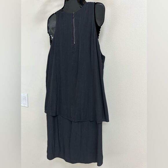 Elizabeth and James Asymmetrical Ruffled Sleeveless Mini Dress L - Picture 6 of 9